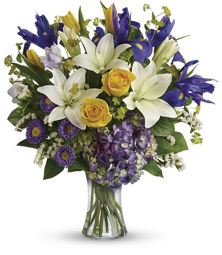 Floral Spring Iris Bouquet